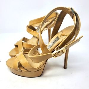 Jimmy Choo Nude Patent Pumps